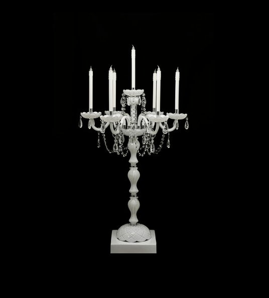 White Candelabra Hire Candle Holders Feel Good Events Melbourne