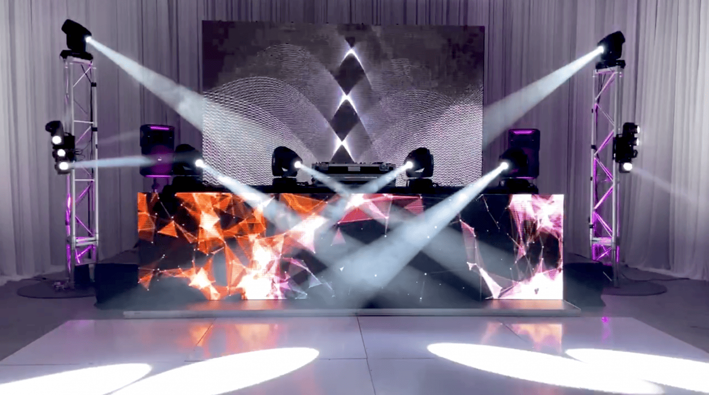 LED Screen DJ Booth Feel Good Events Melbourne