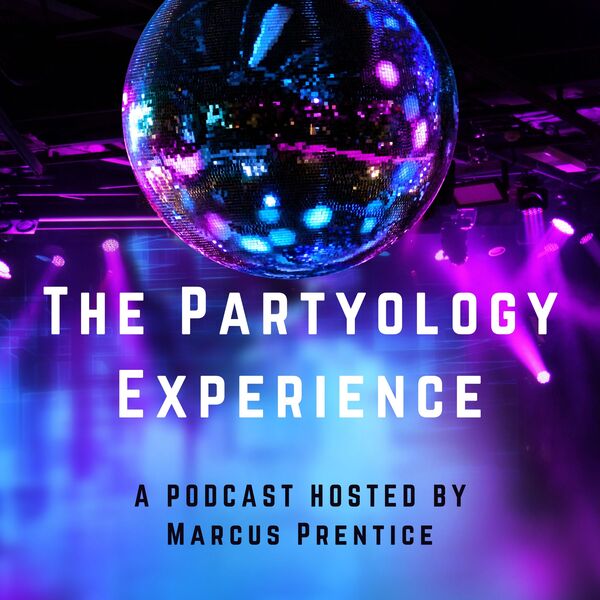 partyology experience podcast image of disco ball