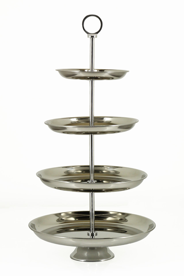 Silver-4-Tier-Cupcake-Stand-Hire