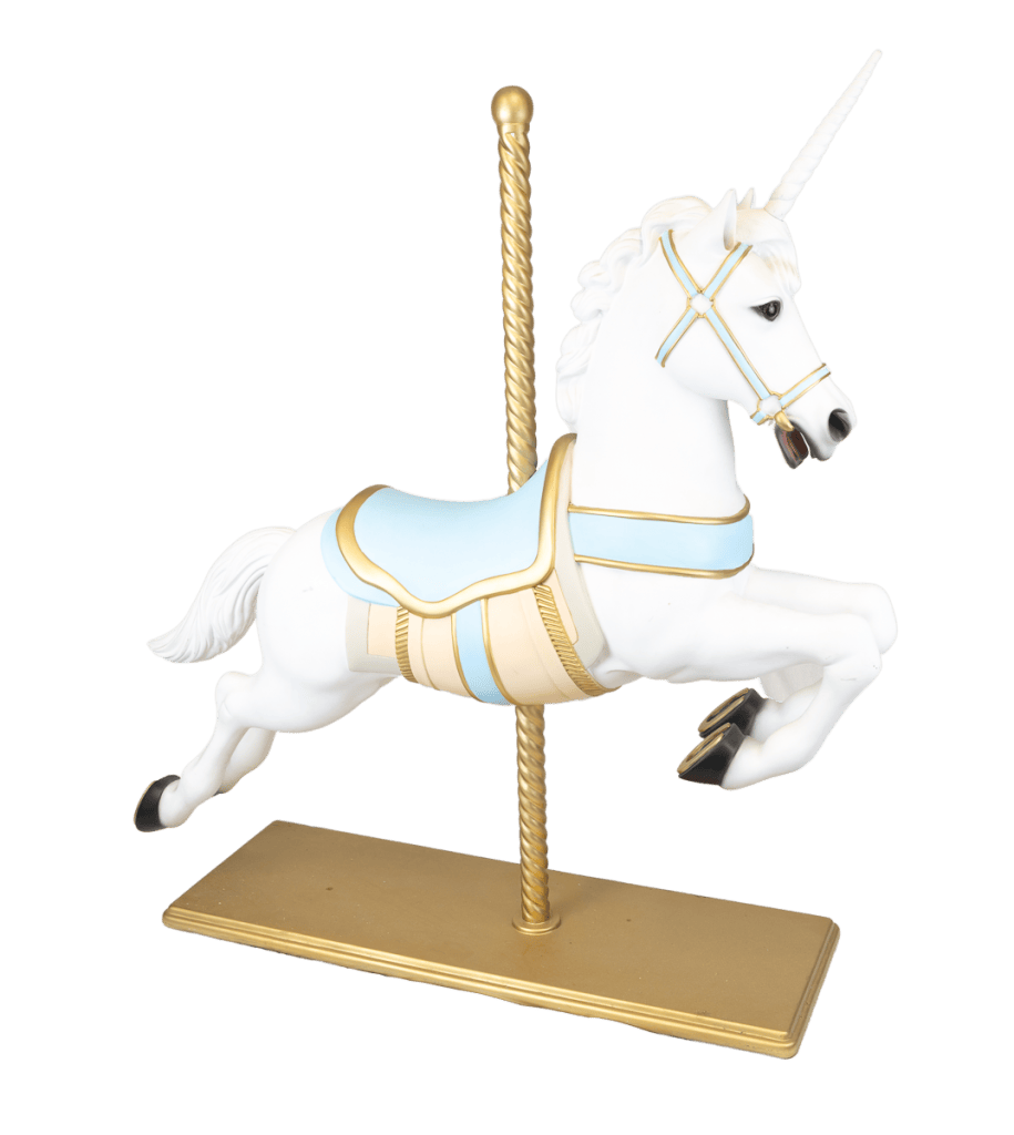 Carousel Horse/Unicorn (Blue or Pink) Hire Party Props Melbourne
