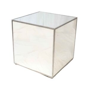 mirrored-cube-coffee-table-hire-melbourne