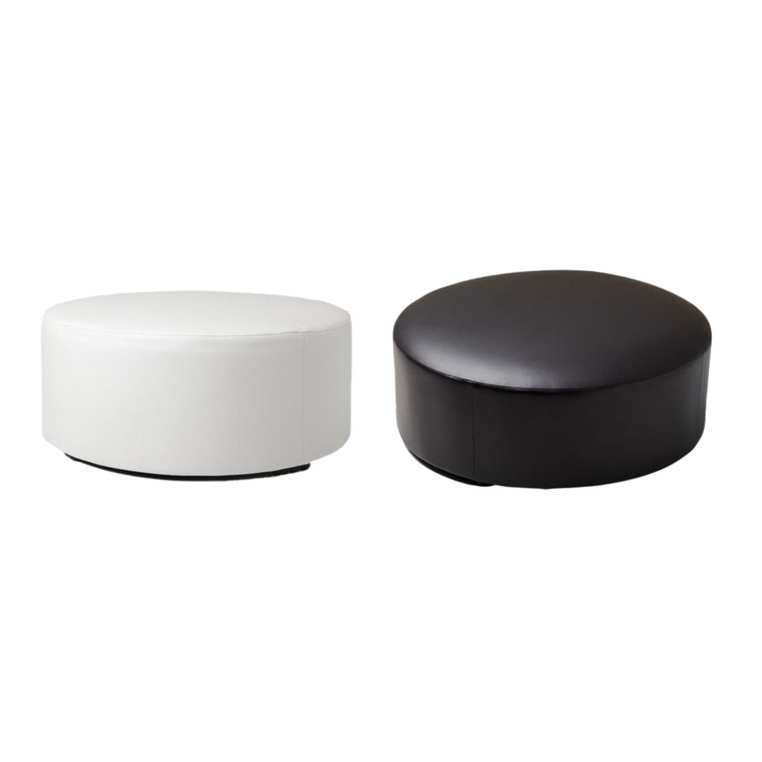 round-ottomans-for-sale-black-and-white