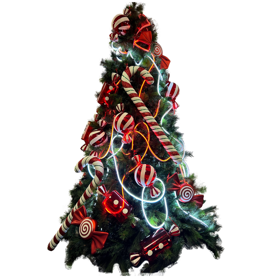 Neon Candy Christmas Tree Feel Good Events Melbourne