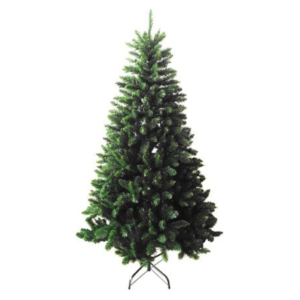 Green pine artificial christmas tree