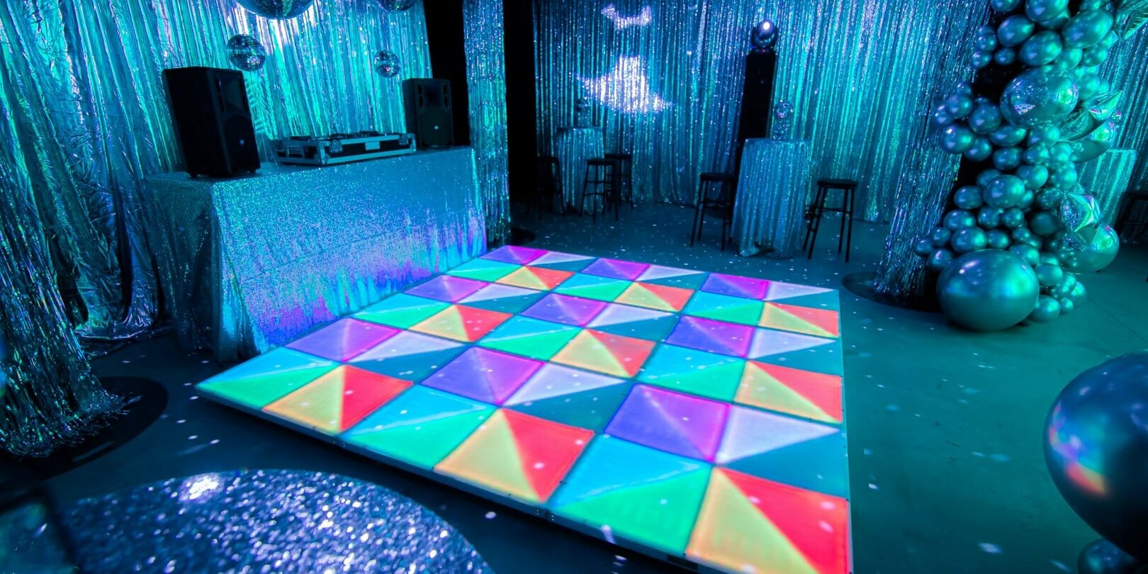 illuminated led dance floor