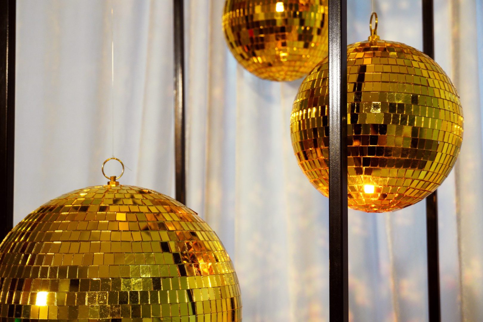 Golden Disco Display Feel Good Events Melbourne