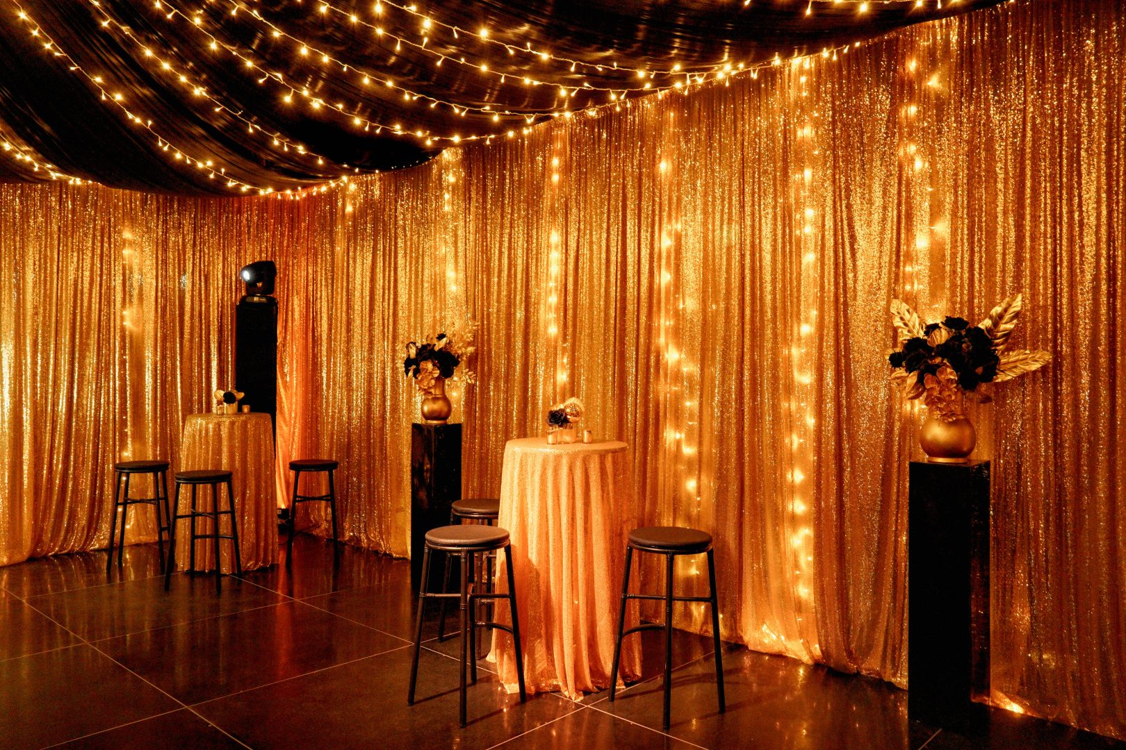 Black Gold Theme Feel Good Events Melbourne