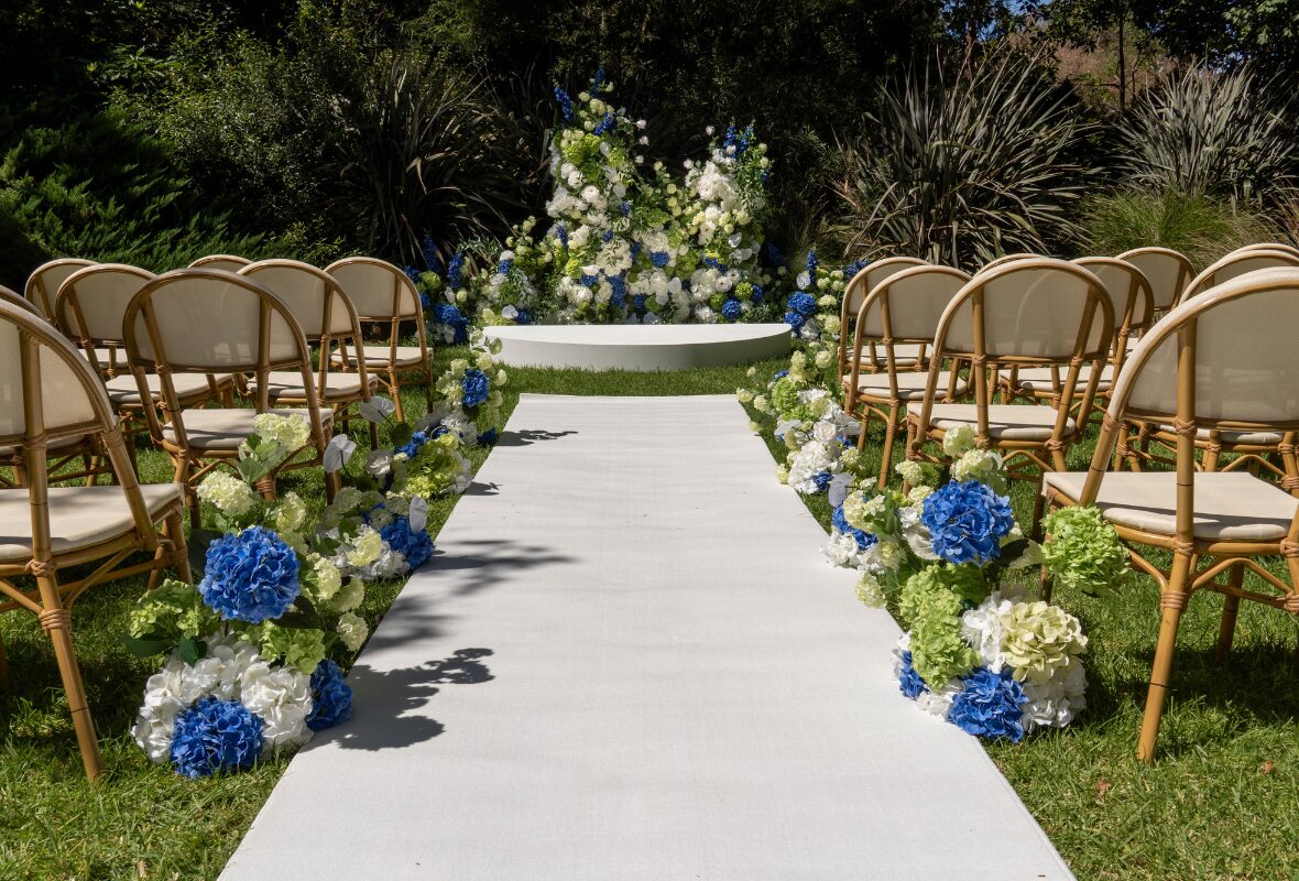 Blue & Green Wedding Style