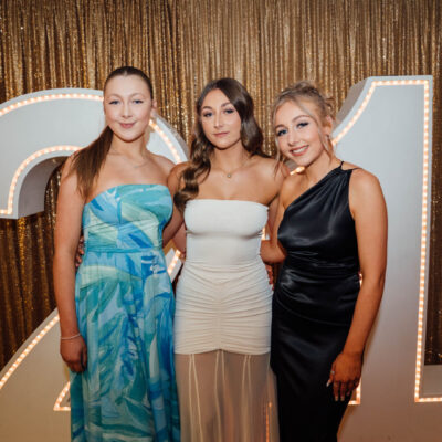 Holly's 21st - Light up numbers Holly's Hollywood Themed 21st