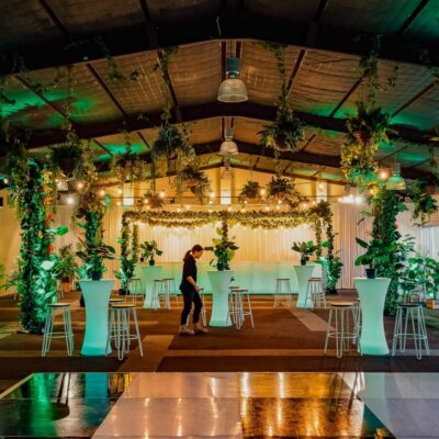 Leopard Lodge at melbourne zoo setup in a jungle theme - melbourn event hire (2)